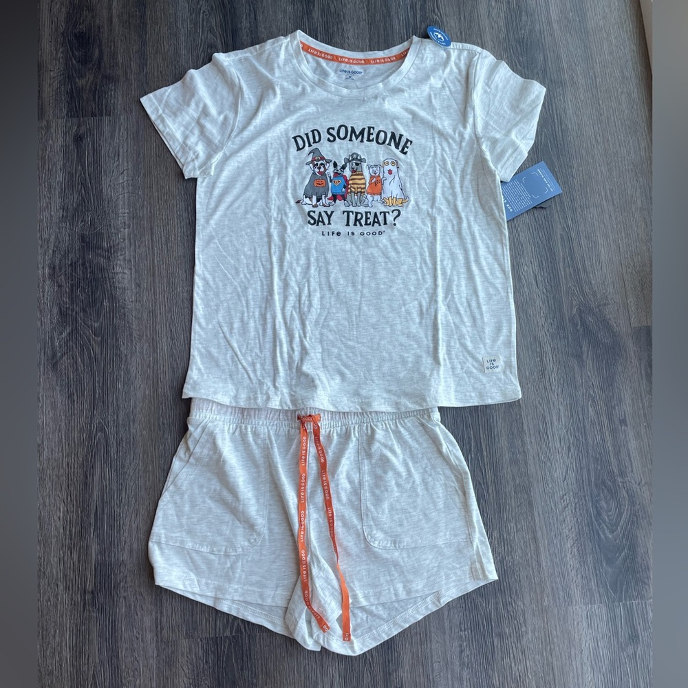 NWT Life is Good Halloween Dog Pajama Set - Picture 3 of 7